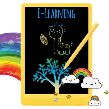 Educational and Learning Toy for Girls/Boys 8.5 inch Colourful Doodle Board Erasable Reusable Electronic Writing Drawing Board YOUNGRAYS LCD Writing Tablet White Panda 